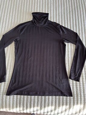 Lands' End Black Long Sleeve Baselayer